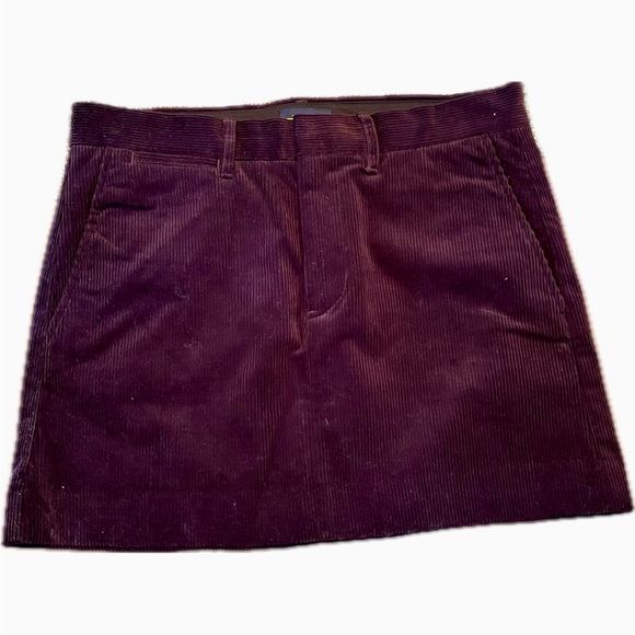 Rugby Ralph Lauren Purple Corduroy Skirt - Picture 1 of 4